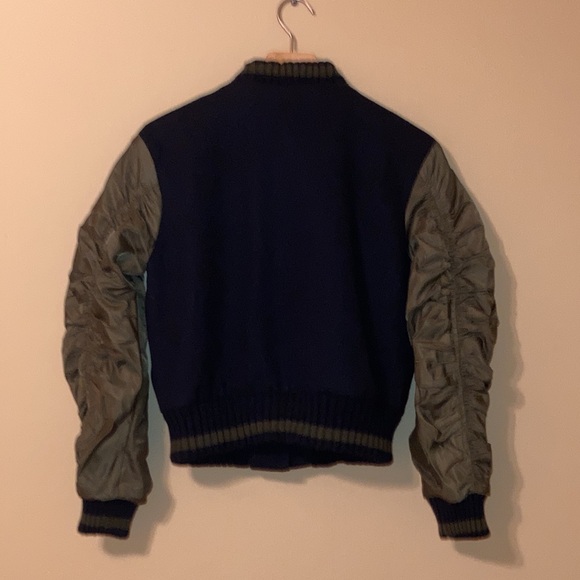 DOLAN Varsity Bomber Jacket Preppy Academia College - Picture 11 of 15